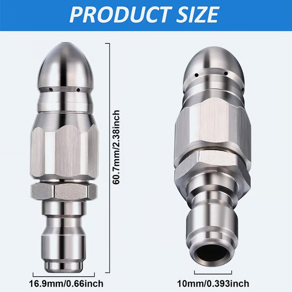 π1/4" Quick Connect Stainless Nozzle Set