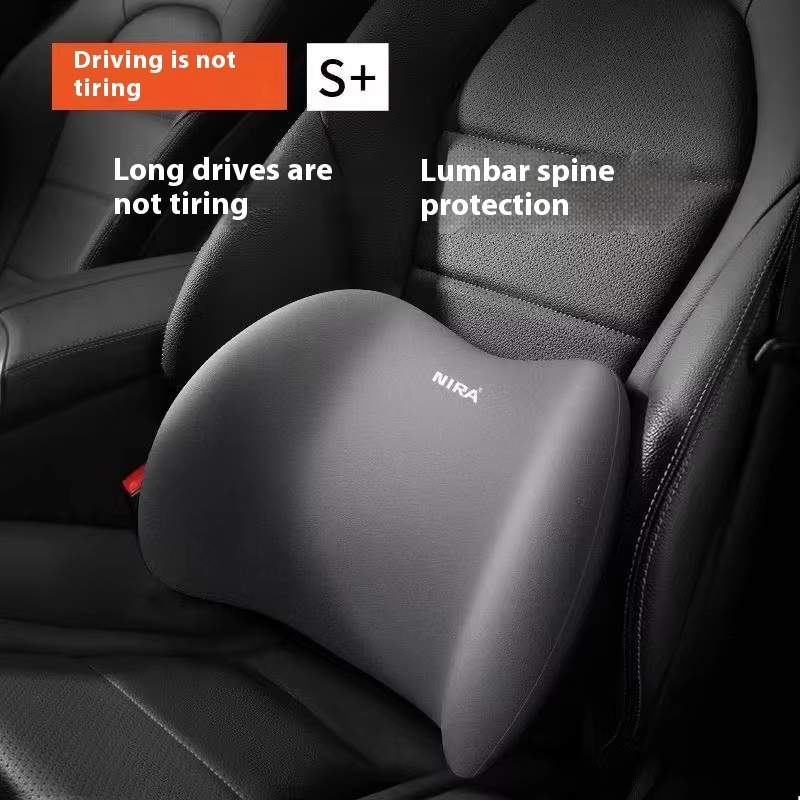 Car headrest and waist support set