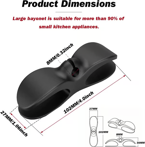 β¨ New Upgrade Cord Organizer For Kitchen Appliances