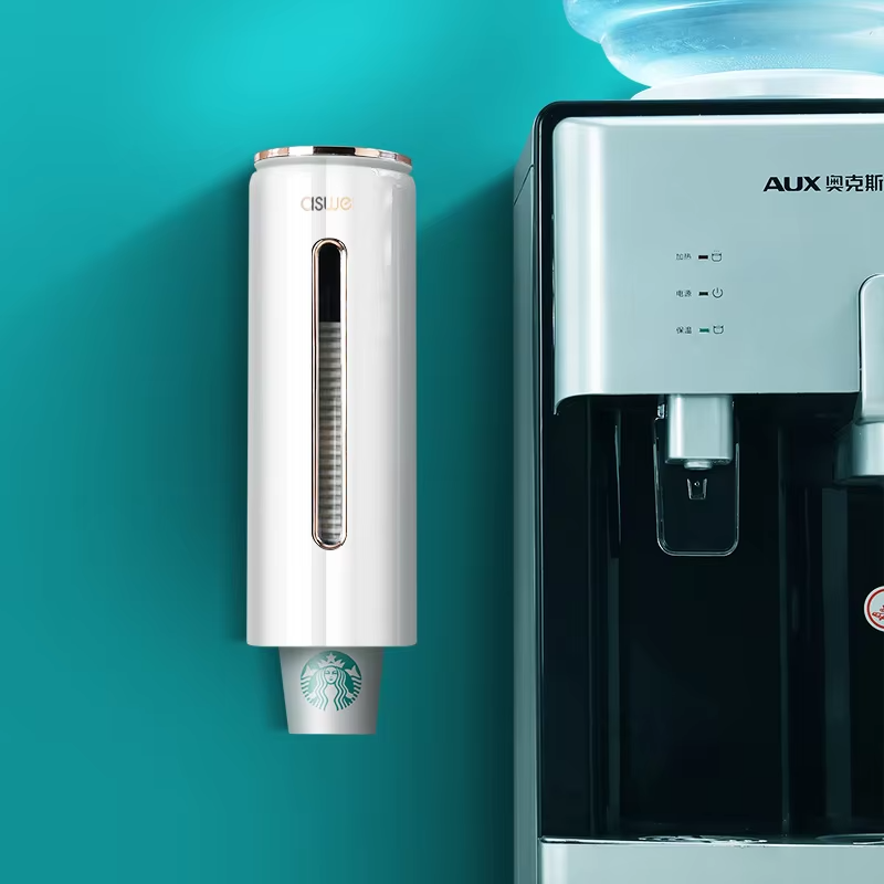 Drill-free wall-mounted disposable paper cup holder