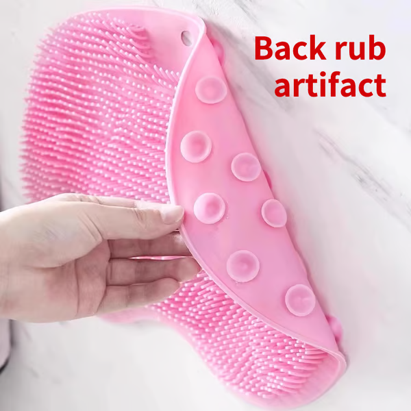 🏆Flash Sale⚡ 50K+ SOLD! Almost Gone-💥Silicone Shower Foot Scrubber Mat，Best gifts
