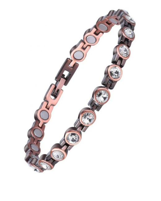 Diystar Copper Bracelets for Women. Pure Copper Magnetic Bracelet with 38oo Gauss Effective Magnets