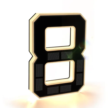 🔥Solar Lighted House Numbers for Outside