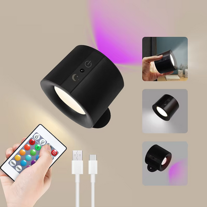 Cheeroll 360° Rotating LED Wireless Charging Magnetic Wall Lamp®