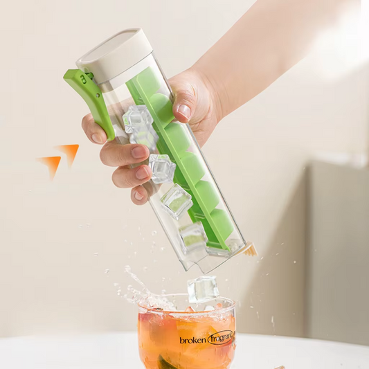 Summer beverage ice tray mold pressed food grade material