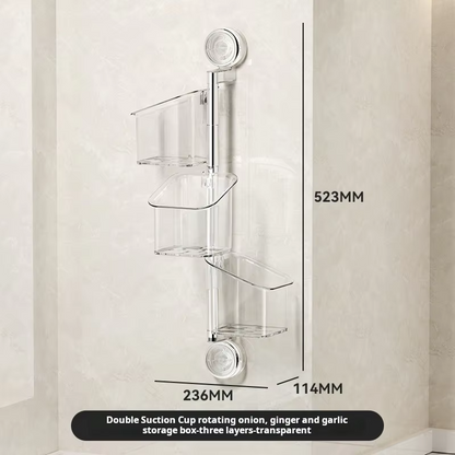 Cheeroll No-drill wall-mounted suction cup holder®