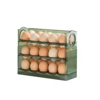 Fresh-Keeper PET Plastic Egg Storage Box Injection-Technics Refrigerator Organizer Food Container Kitchen Storage Tray Dispenser