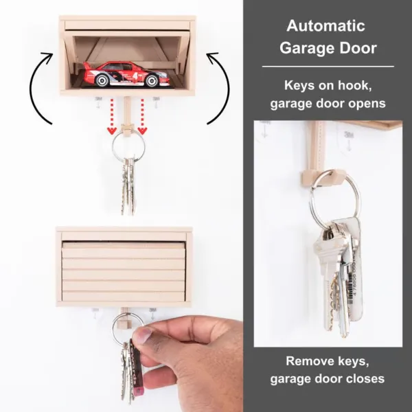 🔥Hot Sale 49% OFF🔥🚗🔑 Cheeroll Car Garage Key Holder with Opening Door®