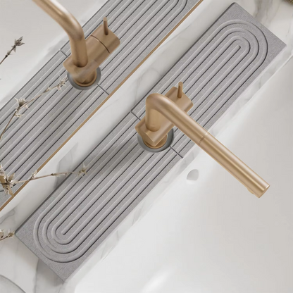 Cheeroll Modern absorbent and quick-drying rigid kitchen/bathroom sink drain mat®