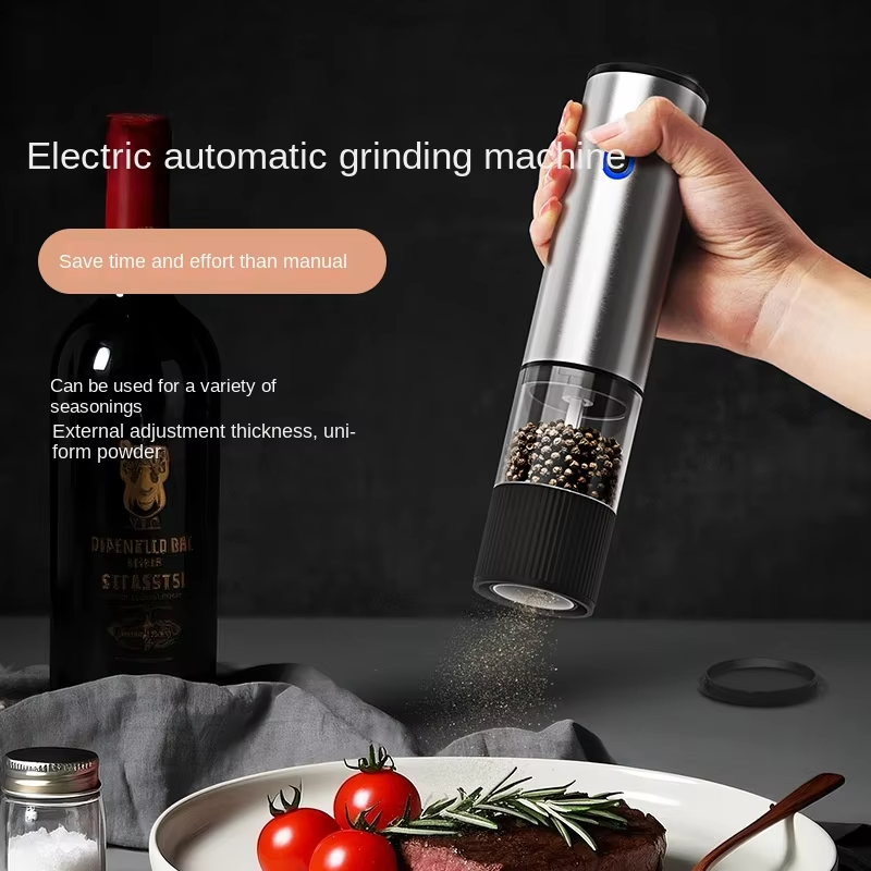 Electric USB Rechargeable Salt Pepper Grinder Sets