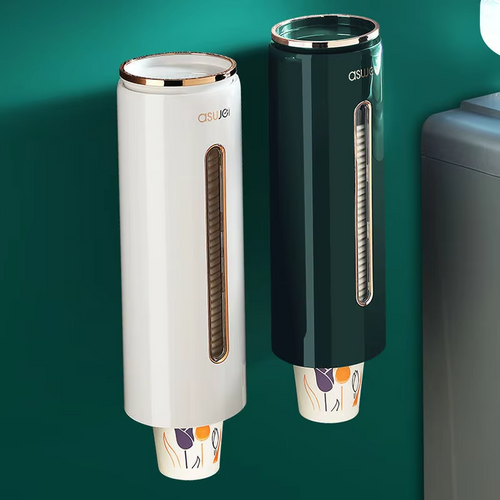 Drill-free wall-mounted disposable paper cup holder