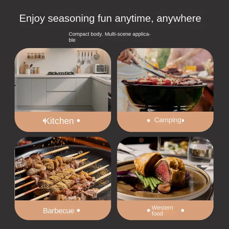 Electric USB Rechargeable Salt Pepper Grinder Sets