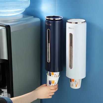 Drill-free wall-mounted disposable paper cup holder