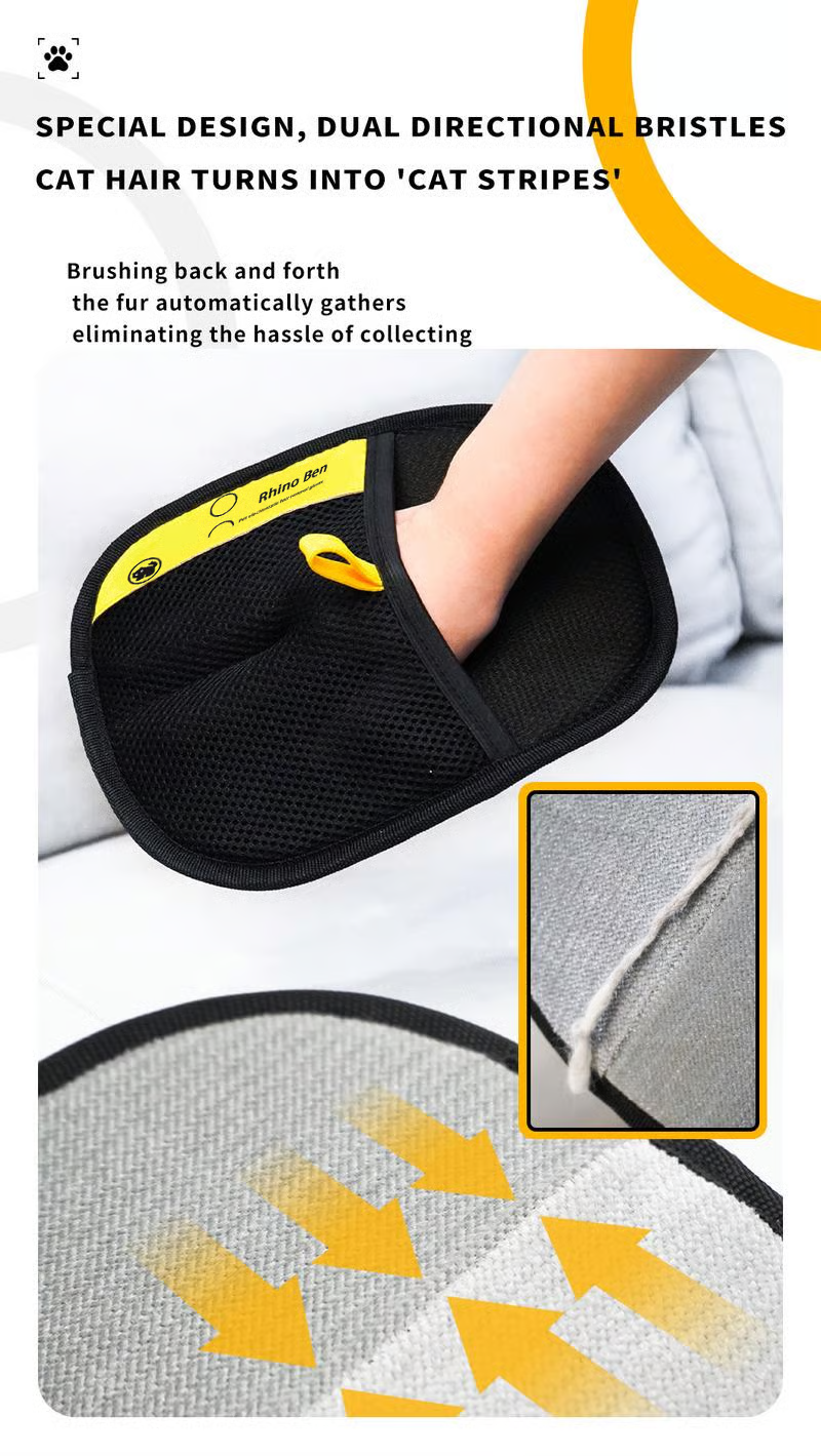 Pet hair remover Electrostatic gloves