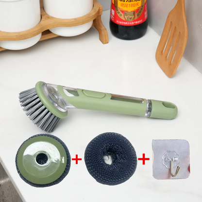 [Pot Brush Artifact] Long-Handled Liquid Pot Brush