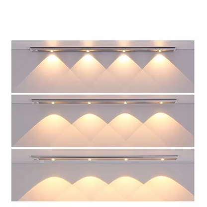 LED New Rechargeable Human Body Sensing Light Hill Ripple Atmosphere Light Cabinet Light