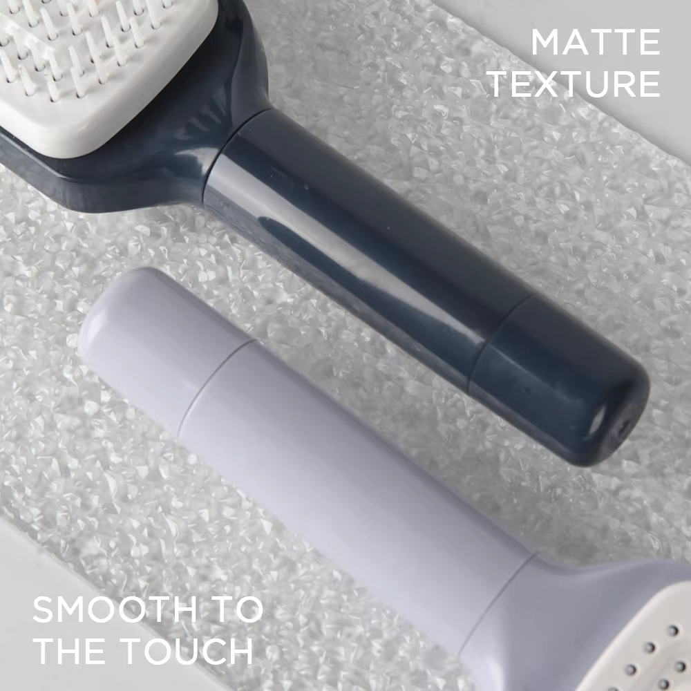 Rotating lifting comb, one-button cleaning, retractable massage comb