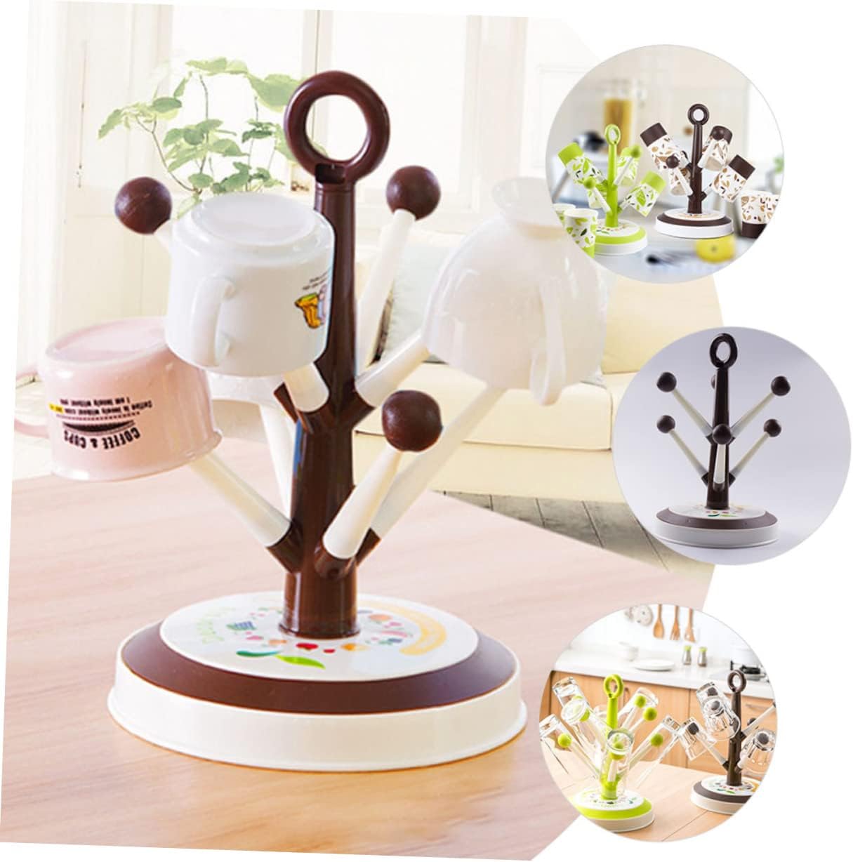Detachable mug rack tree creative drying rack