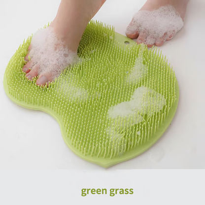 🏆Flash Sale⚡ 50K+ SOLD! Almost Gone-💥Silicone Shower Foot Scrubber Mat，Best gifts