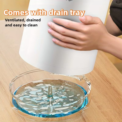 JOYBOS 360-degree rotating silicone kitchen countertop utensil storage rack