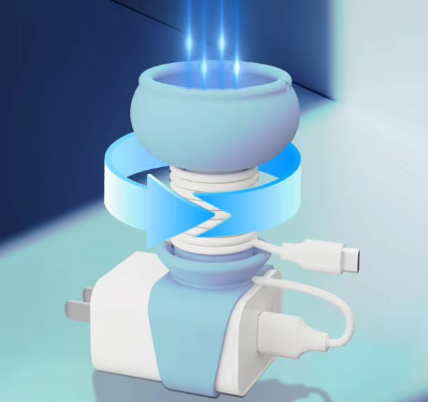 Cartoon Creative Desktop Organizer - Portable Charging Cable Protector and Wire Management Case for Tangle-Free Storage