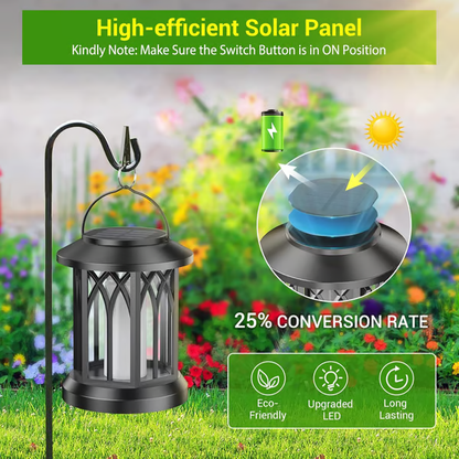🏆Flash Sale⚡ 50K+ SOLD! Almost Gone-💥✨🔥 Upgraded Flickering Flame Solar Lantern Outdoor Waterproof Light