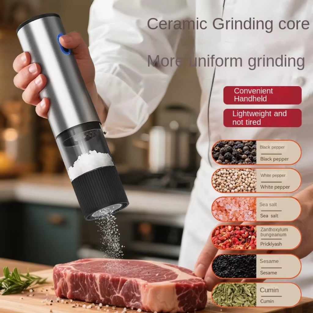 Electric USB Rechargeable Salt Pepper Grinder Sets