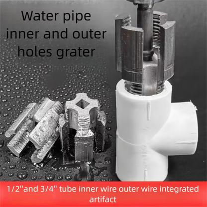 1/2'' and 3/4'' Water pipe internal and external integrated threader