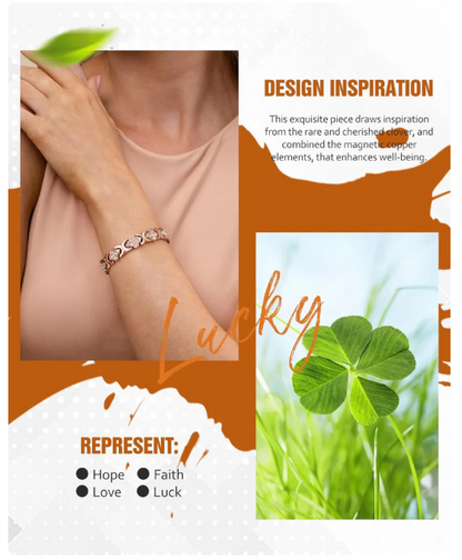 Diystar Copper Bracelets for Women. Pure Copper Magnetic Bracelet with 38oo Gauss Effective Magnets