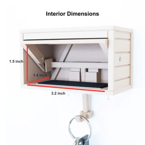 🔥Hot Sale 49% OFF🔥🚗🔑 Cheeroll Car Garage Key Holder with Opening Door®