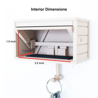 🔥Hot Sale 49% OFF🔥🚗🔑 Cheeroll Car Garage Key Holder with Opening Door®