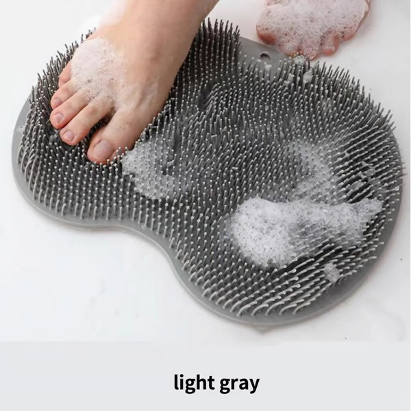 🏆Flash Sale⚡ 50K+ SOLD! Almost Gone-💥Silicone Shower Foot Scrubber Mat，Best gifts